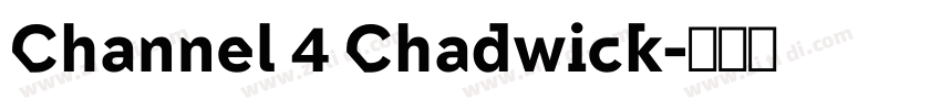 Channel 4 Chadwick字体转换